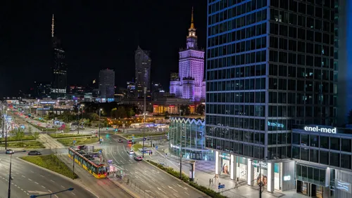 Warsaw City Center by bike